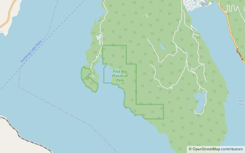 Pilot Bay Provincial Park location map