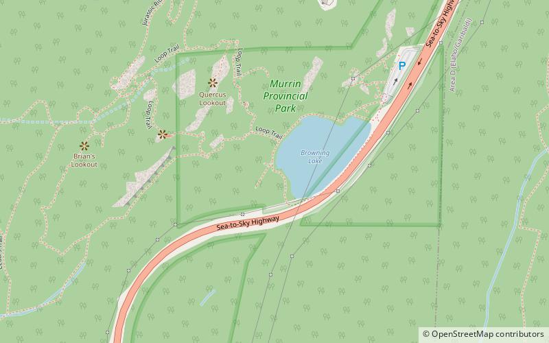 Murrin Provincial Park location map