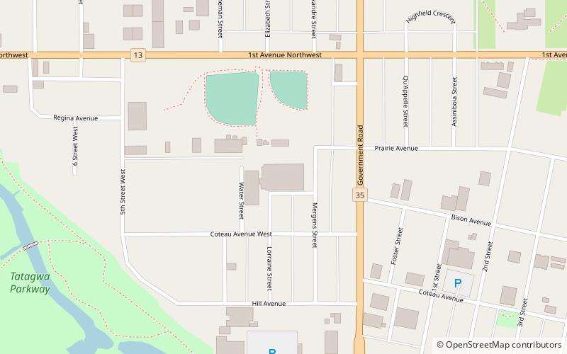 crescent point place weyburn location map