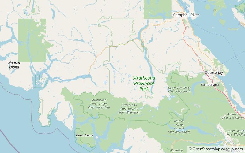 Vancouver Island Ranges location map