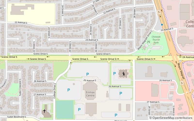 Servus Sports Centre location map