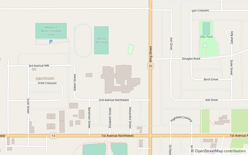 southeast college weyburn location map