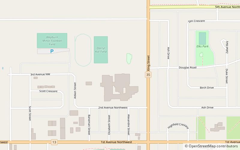 cugnet centre weyburn location map