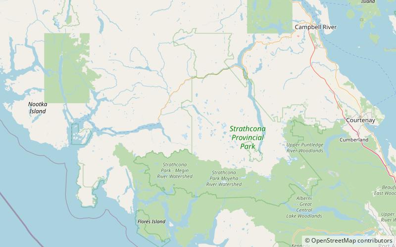 mount kent urquhart parc provincial strathcona location map