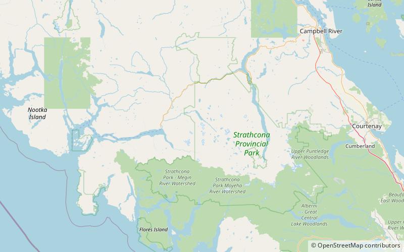 mount donner park prowincjonalny strathcona location map