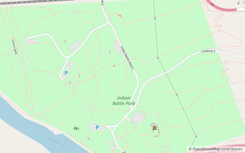 Indian Battle Park location map