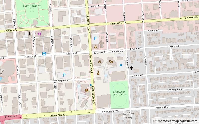 City of Lethbridge- City Hall location map