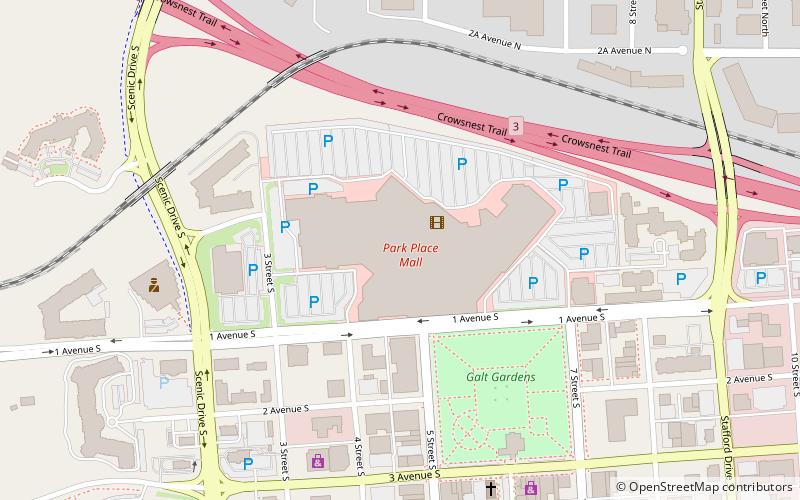 Park Place Mall location map