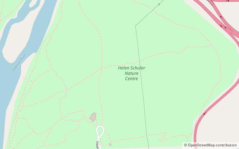 Helen Schuler Nature Centre location map