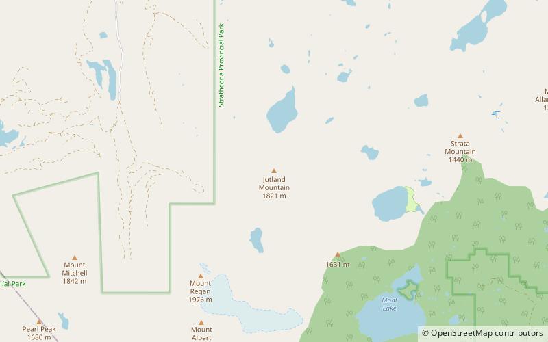 Jutland Mountain location map