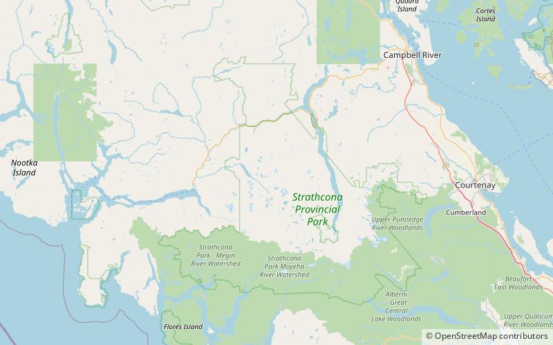 el piveto mountain strathcona provincial park location map
