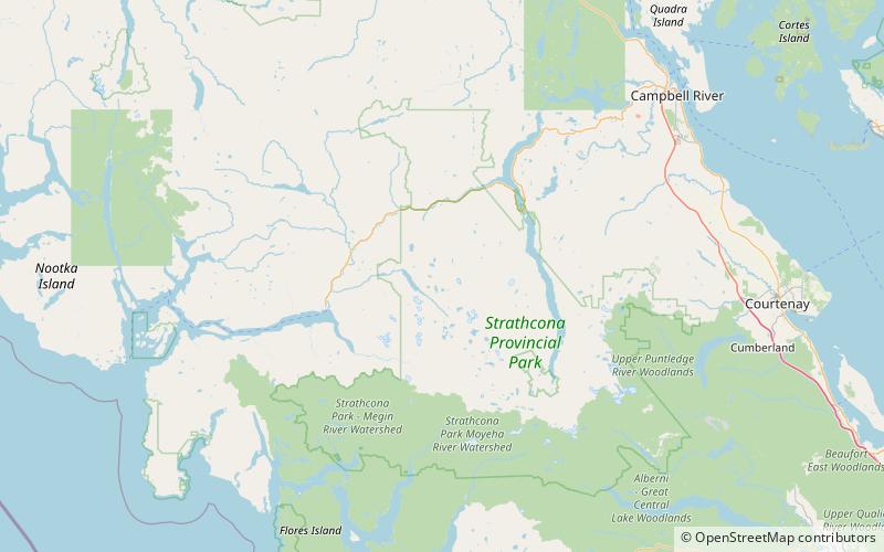rambler peak strathcona provincial park location map