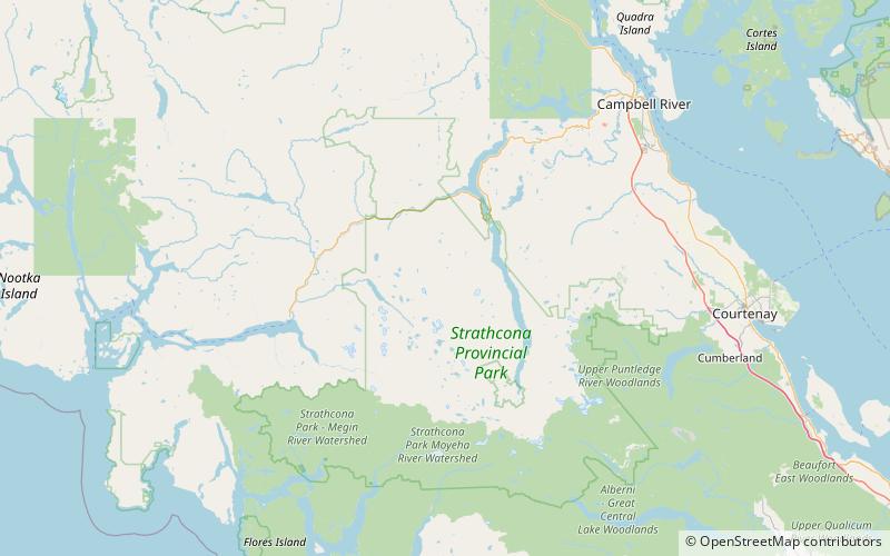 mount con reid parc provincial strathcona location map