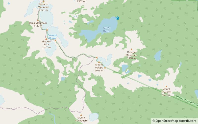 Mount Pelops location map