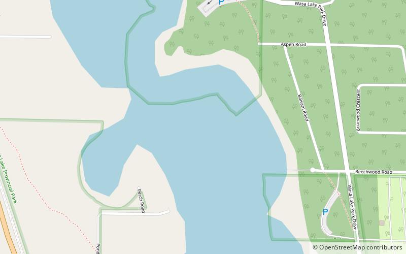 wasa lake provincial park location map