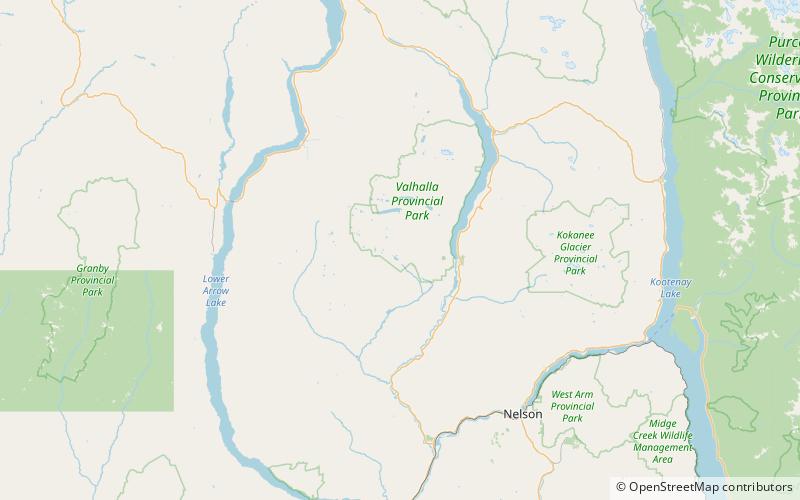 Gladsheim Peak location map