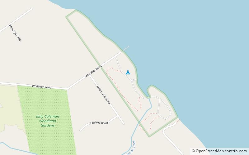 Kitty Coleman Beach Provincial Park location map