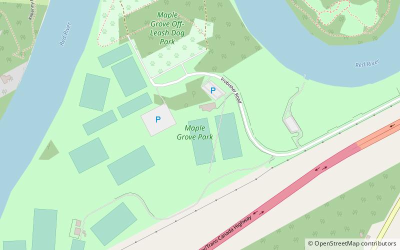 maple grove park winnipeg location map