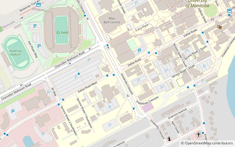 fort richmond winnipeg location map