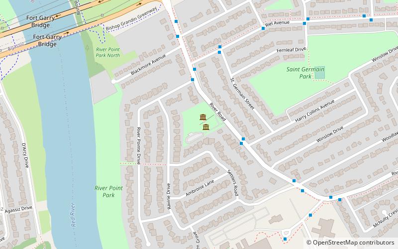 Riel-Haus location map