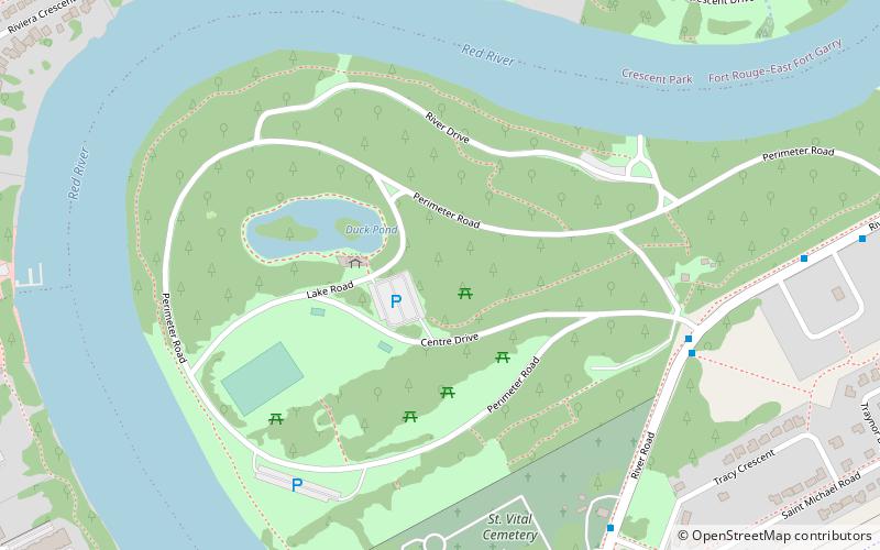 St. Vital Park location map