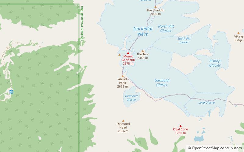 Atwell Peak location map