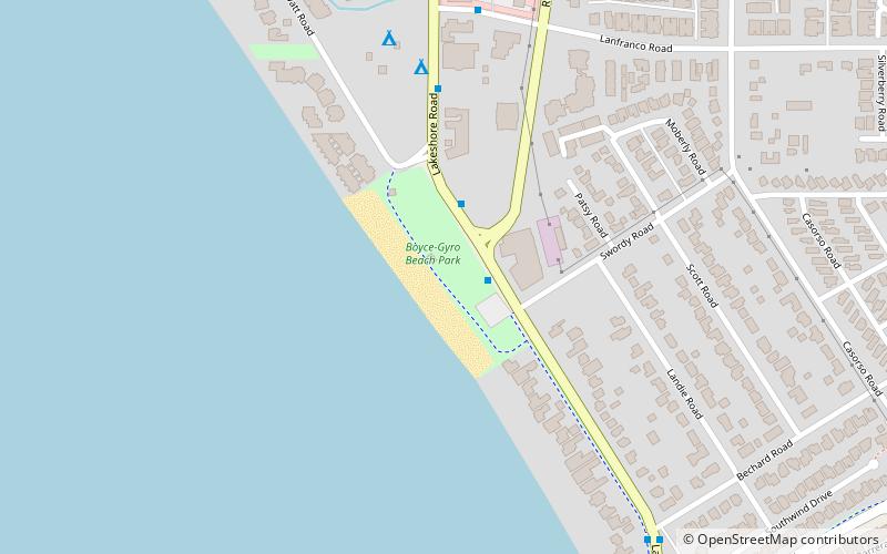Gyro Beach Park location map
