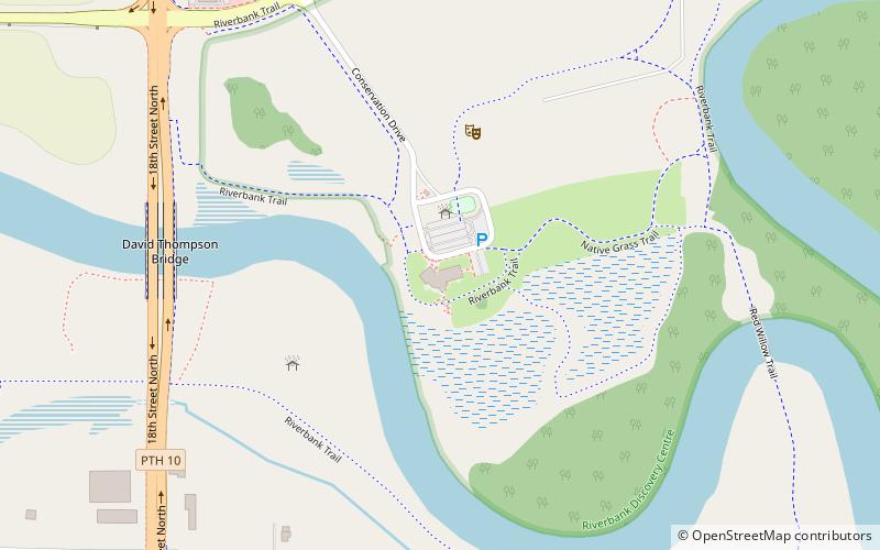 Riverbank Discovery Centre location map