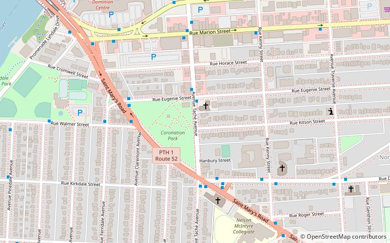 tache avenue winnipeg location map