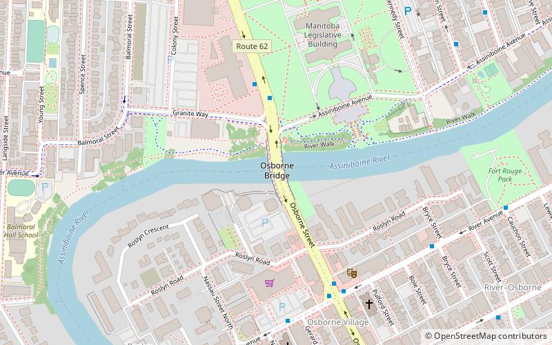 Stade Osborne location map