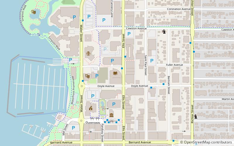 okanagan regional library kelowna location map