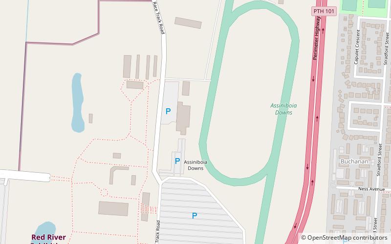 Assiniboia Downs location map