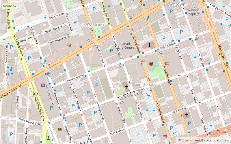 true north square winnipeg location map