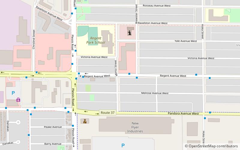 regent park banquet hall winnipeg location map