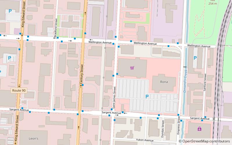 St. James Street location map