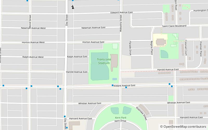 transcona stadium winnipeg location map