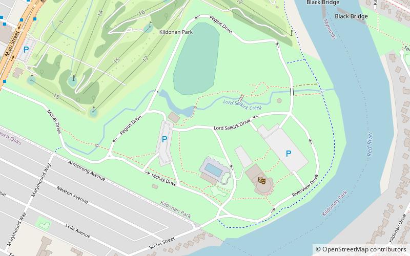 Kildonan Park location map