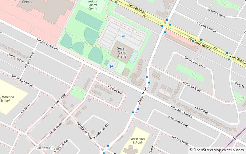 Garden City Soccer Complex location map