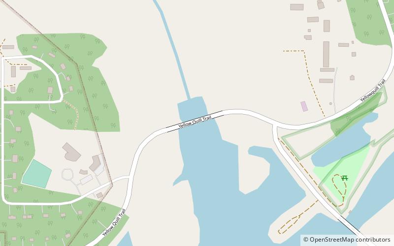 Portage Diversion location map