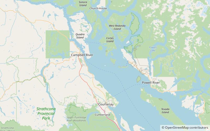 mitlenatch island nature provincial park location map