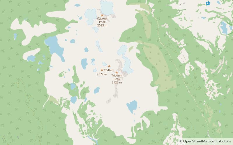 Tricouni Peak location map