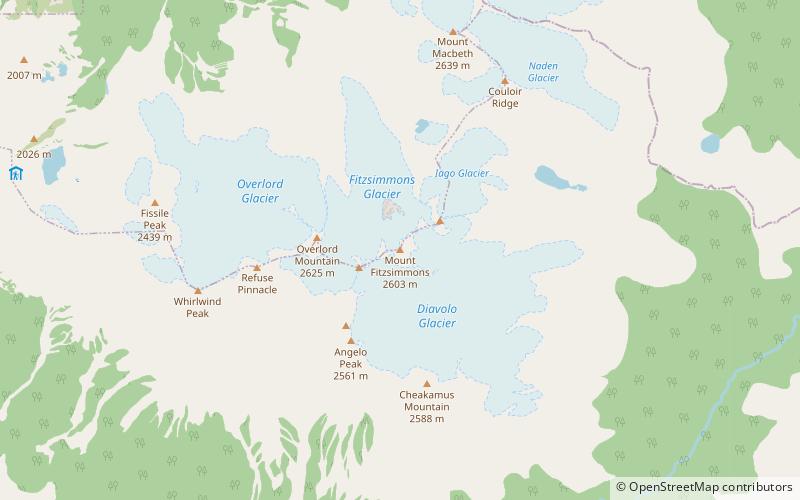 Mount Fitzsimmons location map