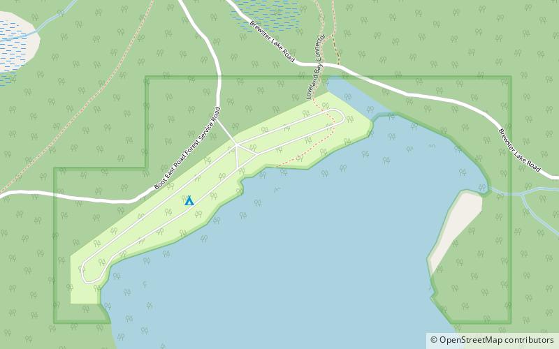 Loveland Bay Provincial Park location map