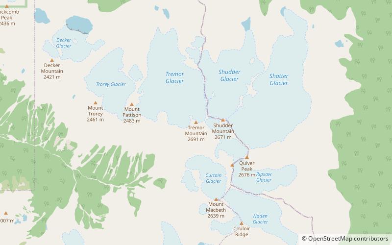 Tremor Mountain location map