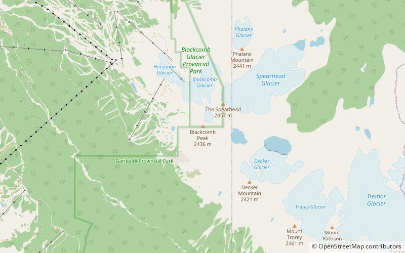 Blackcomb Peak location map