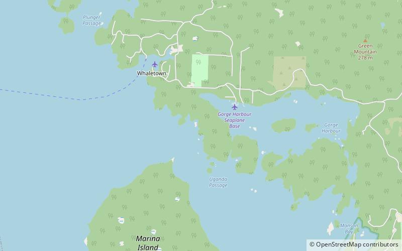 channel rock cortes island location map