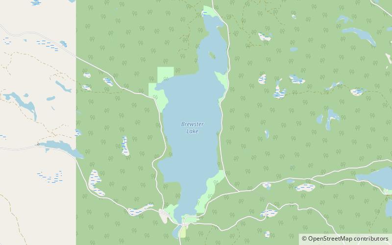 Brewster Lake location map
