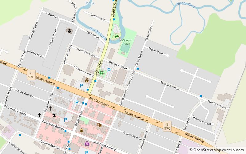 Nicola Valley Memorial Arena location map