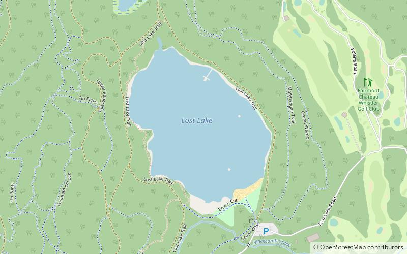 Lost Lake location map