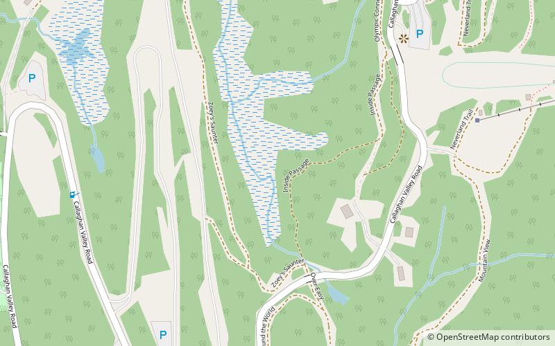 Parc olympique de Whistler location map